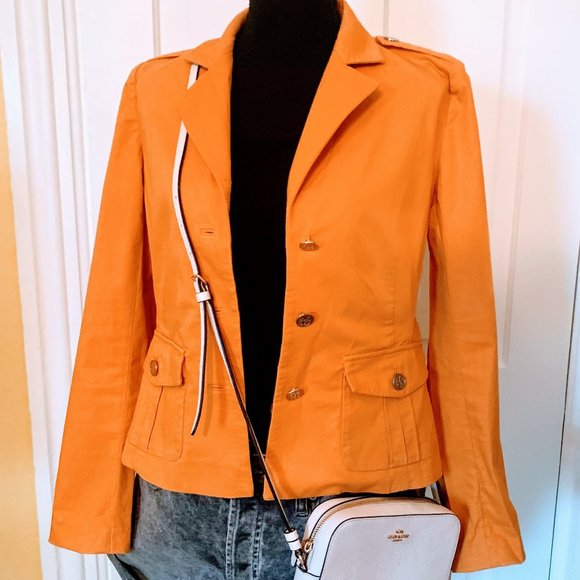 Tory Burch Mustard Yellow Blazer - Picture 1 of 7
